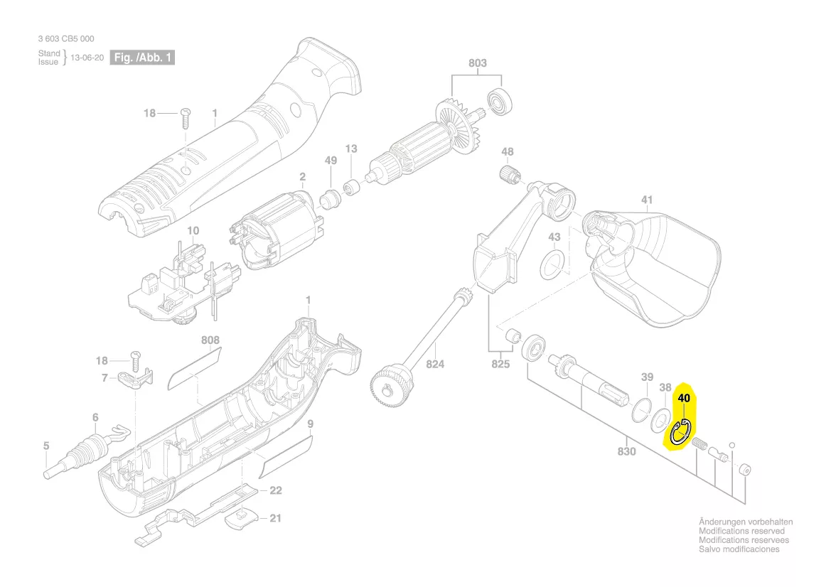 Circlip réf. 2 916 660 007 BOSCH